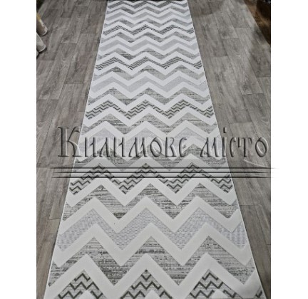 Безворсовая ковровая дорожка DOLCHE 4037B GREEN / CREAM - высокое качество по лучшей цене в Украине.